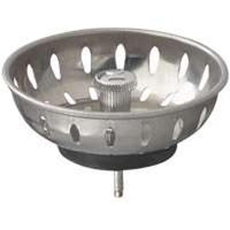 PLUMB PAK Basket Strainer, Stainless Steel, For All Standard Sink PP820-22